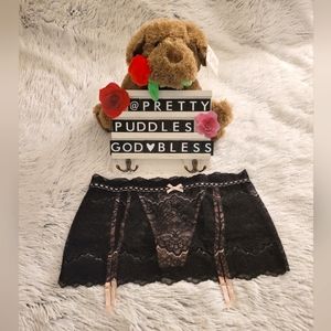 🎀 VS Dream Angels Ribbon Slot Skirt with Garters 🎀